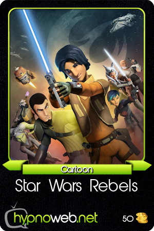 Carte représentant Star Wars Rebels créée pour la collection d'HypnoCards d'Hypnoweb